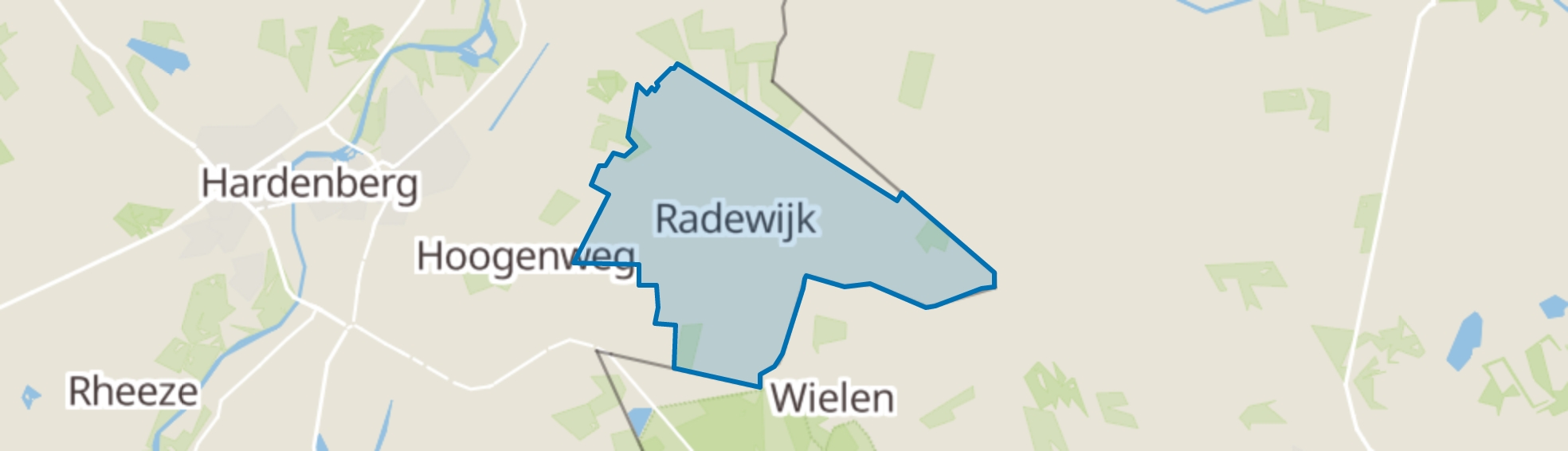 Radewijk map