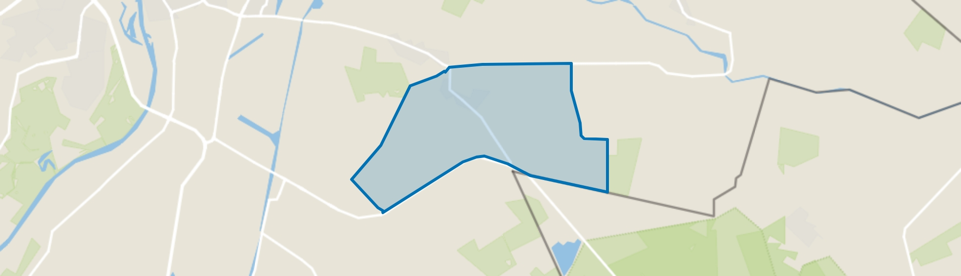 Venebrugge, Radewijk map