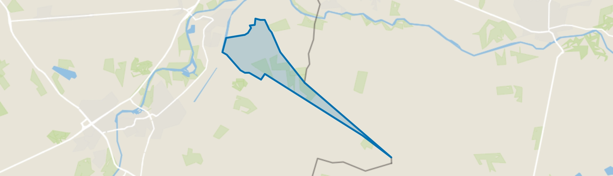 Verspreide huizen Den Velde, Radewijk map