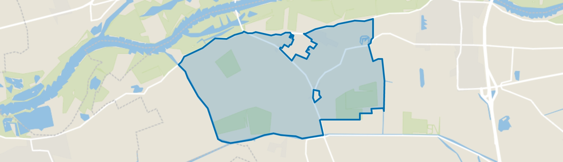 Buitengebied Randwijk, Randwijk map