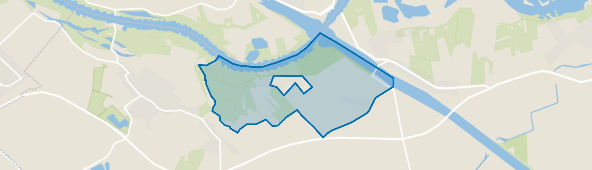 Verspreide huizen Ravenswaaij, Ravenswaaij map