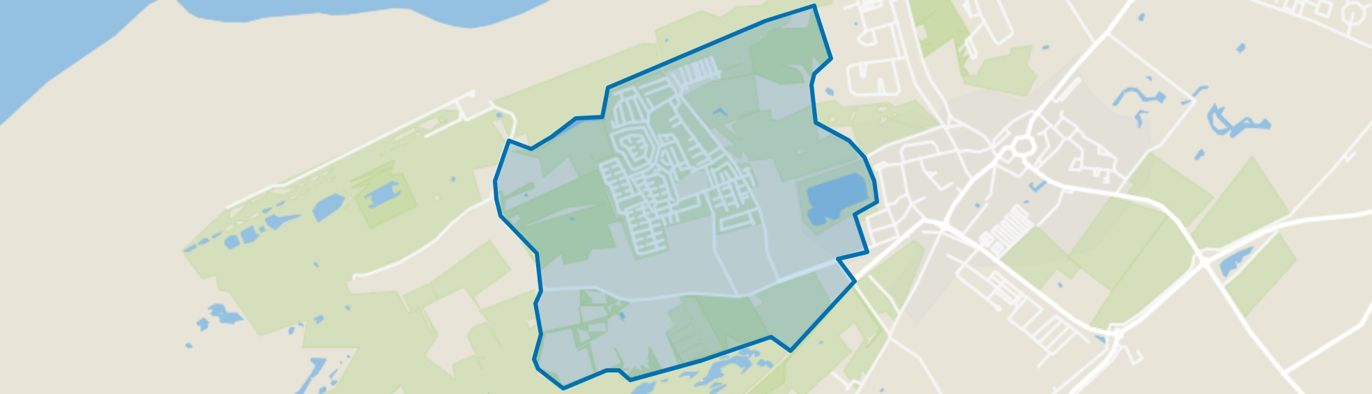 Hoogenboomlaan, Renesse map