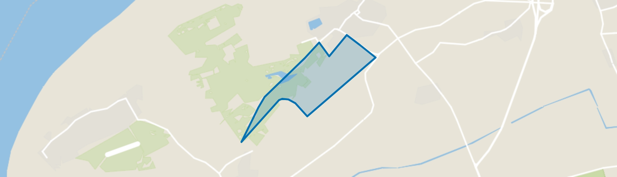 Lagezoom, Renesse map
