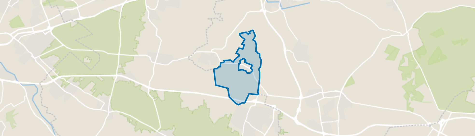 Verspreide huizen, Renswoude map