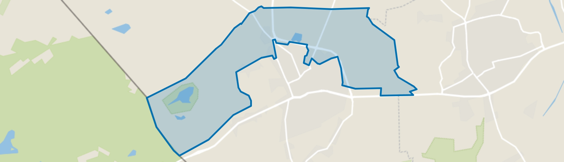 Buitengebied ten noorden van Reusel, Reusel map