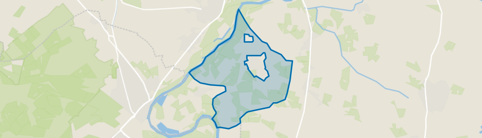 Verspreide huizen Steenderen, Rha map