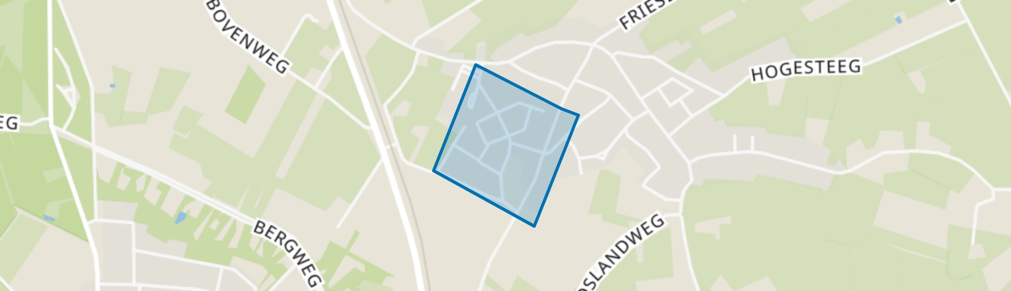 Achterberg West, Rhenen map