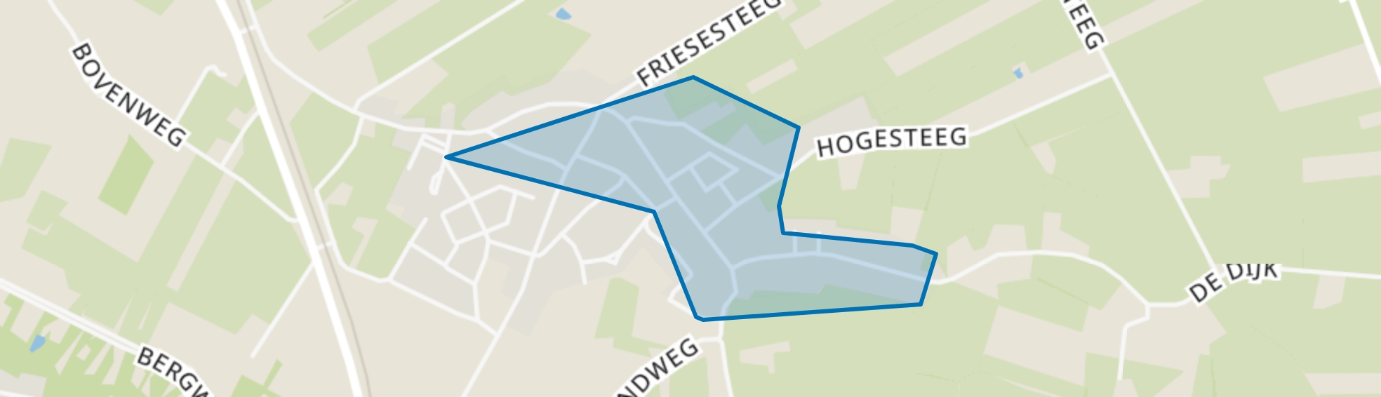 Achterberg, Rhenen map