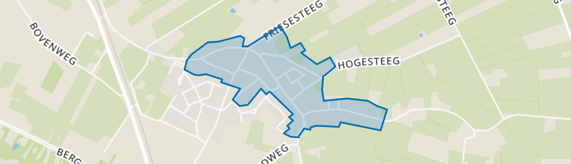 Achterberg, Rhenen map