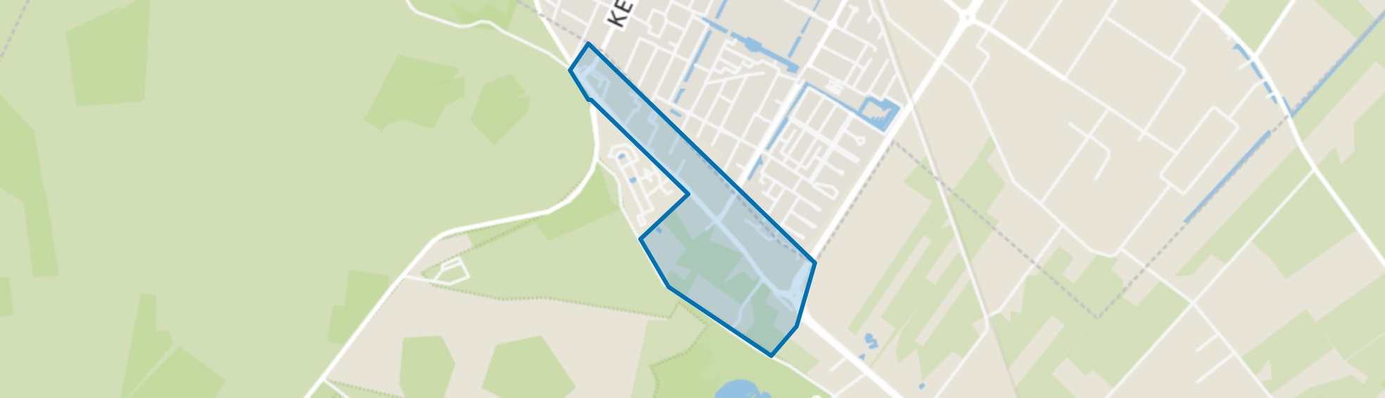 Veeneind, Rhenen map