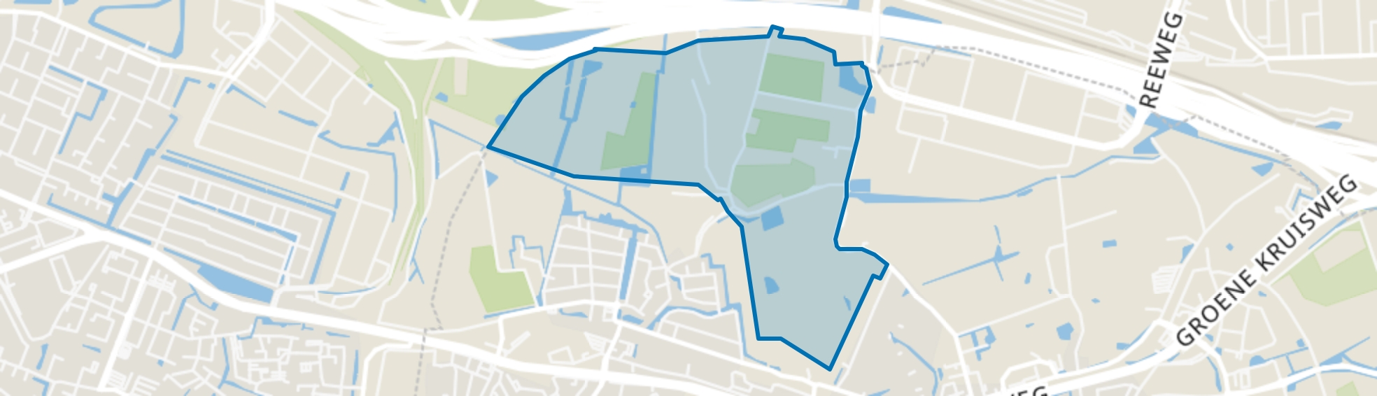 Buitengebied Poortugaal, Rhoon map