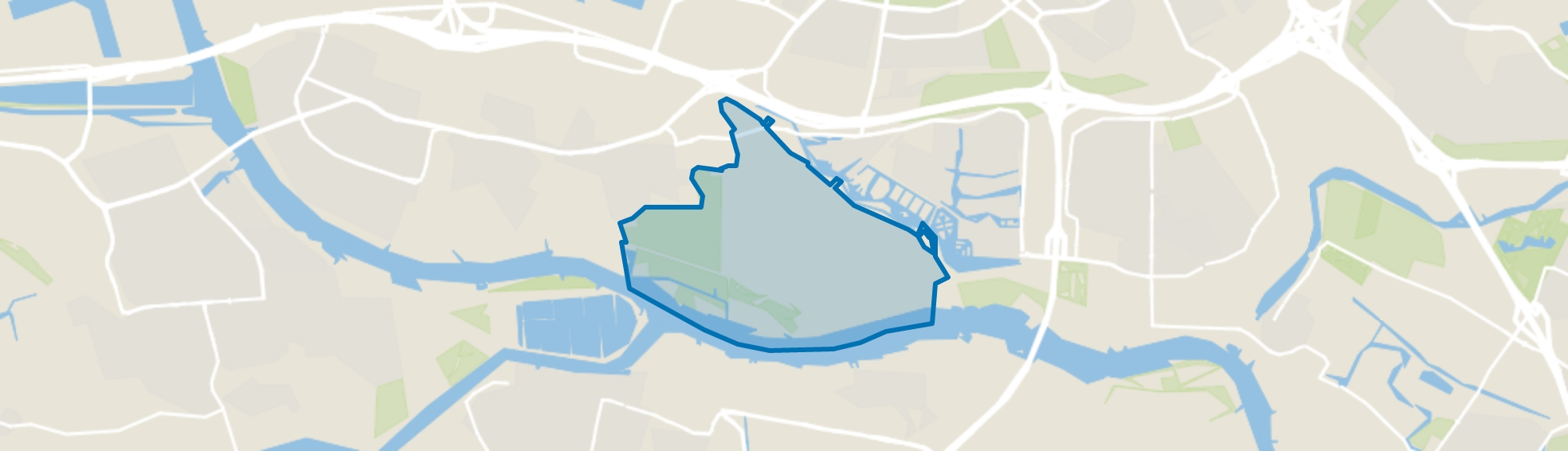 Buitengebied, Rhoon map