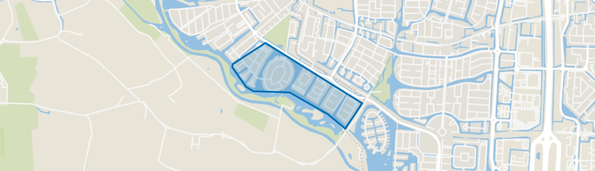 De Eilanden, Rhoon map