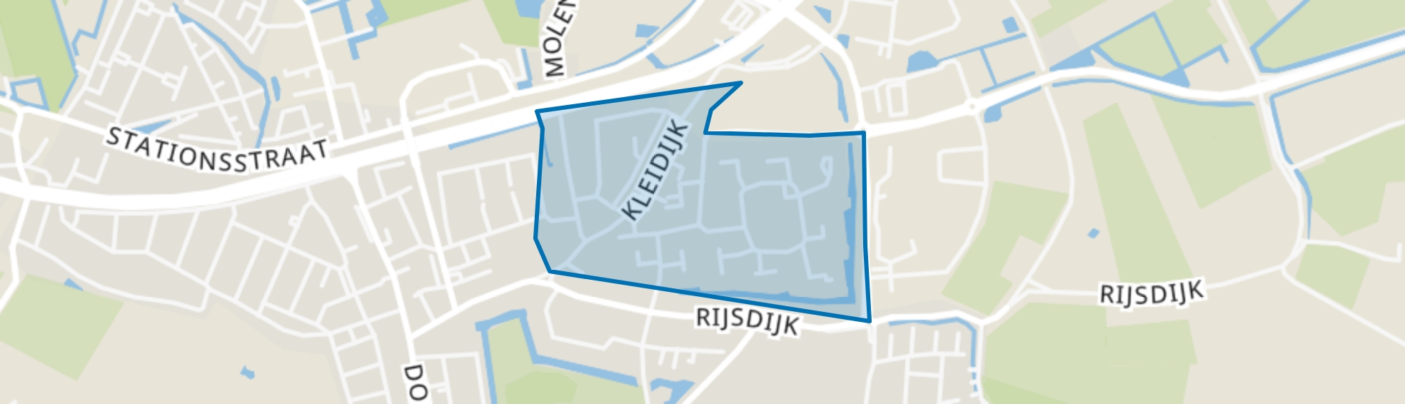 Ghijseland, Rhoon map
