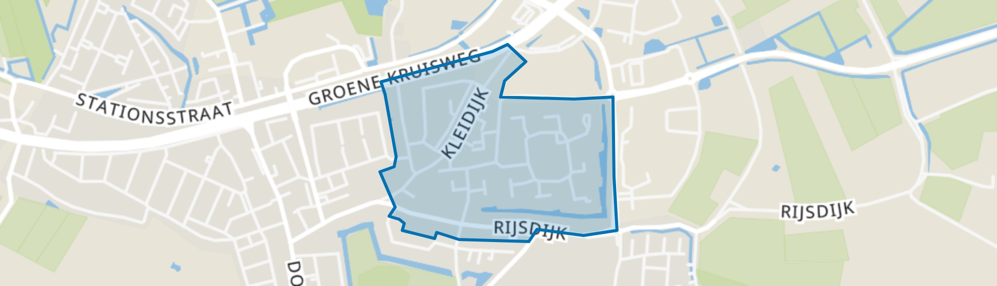 Ghijseland, Rhoon map