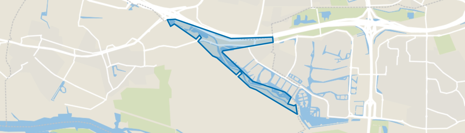 Portland-Koedoodzone, Rhoon map