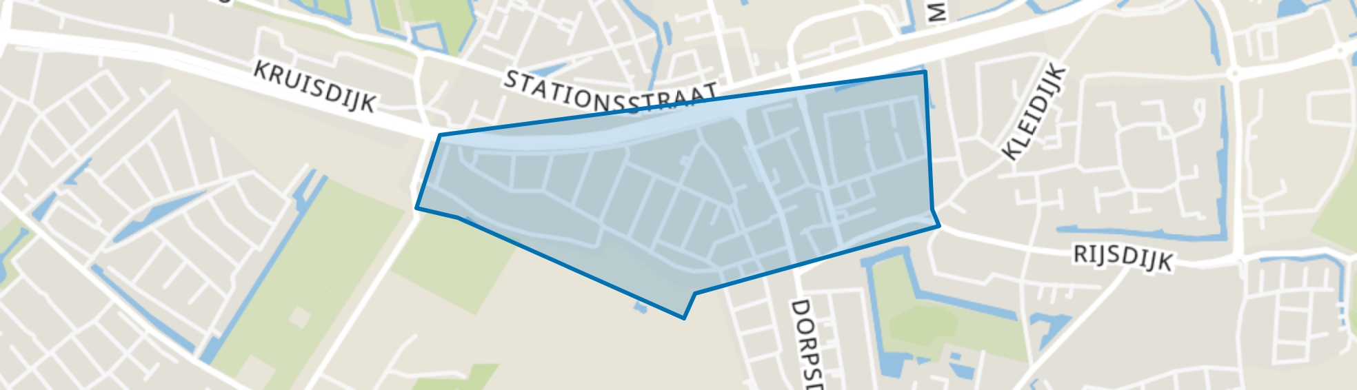 Rhoon-Centrum, Rhoon map