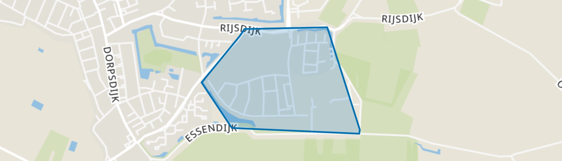 Rhoon-Zuidoost, Rhoon map