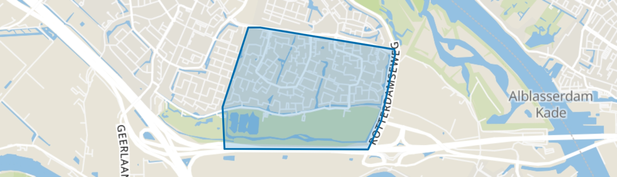 Drievliet, Ridderkerk map