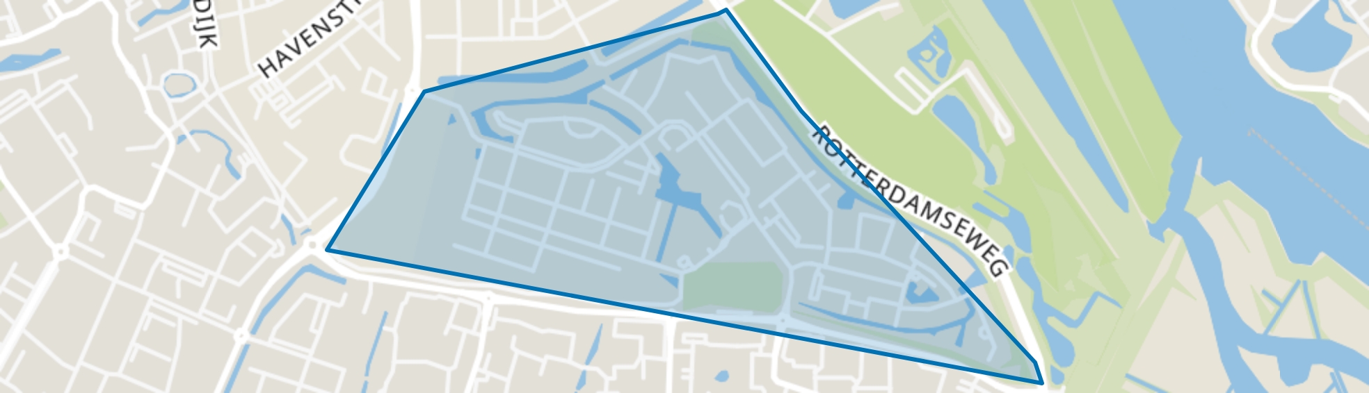Het Zand, Ridderkerk map