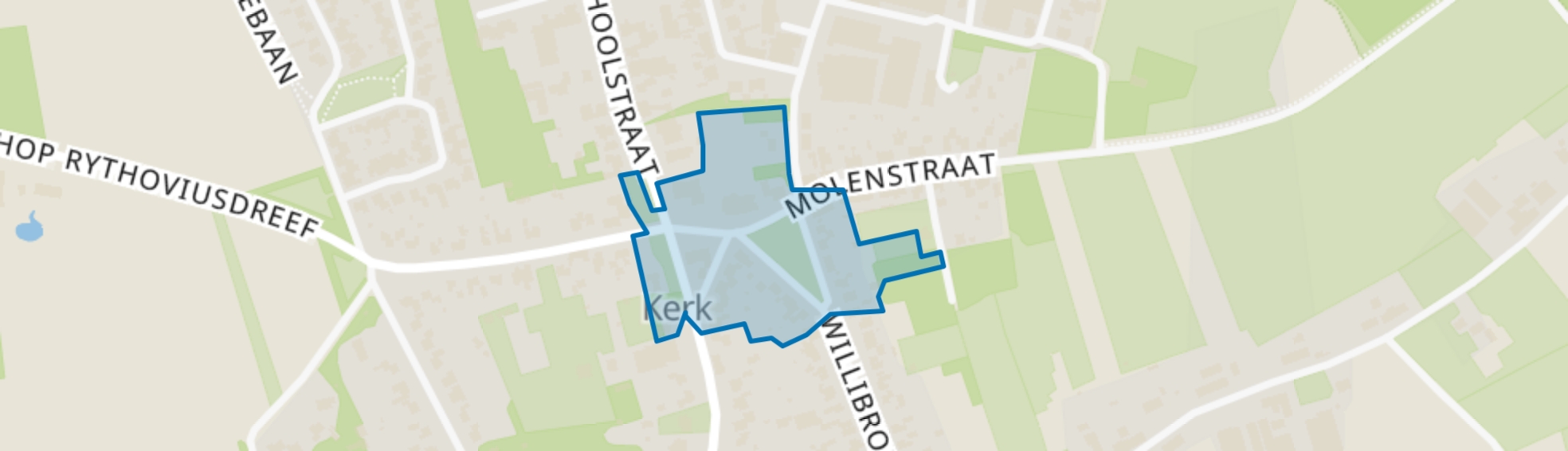 Dorpsplein e.o., Riethoven map