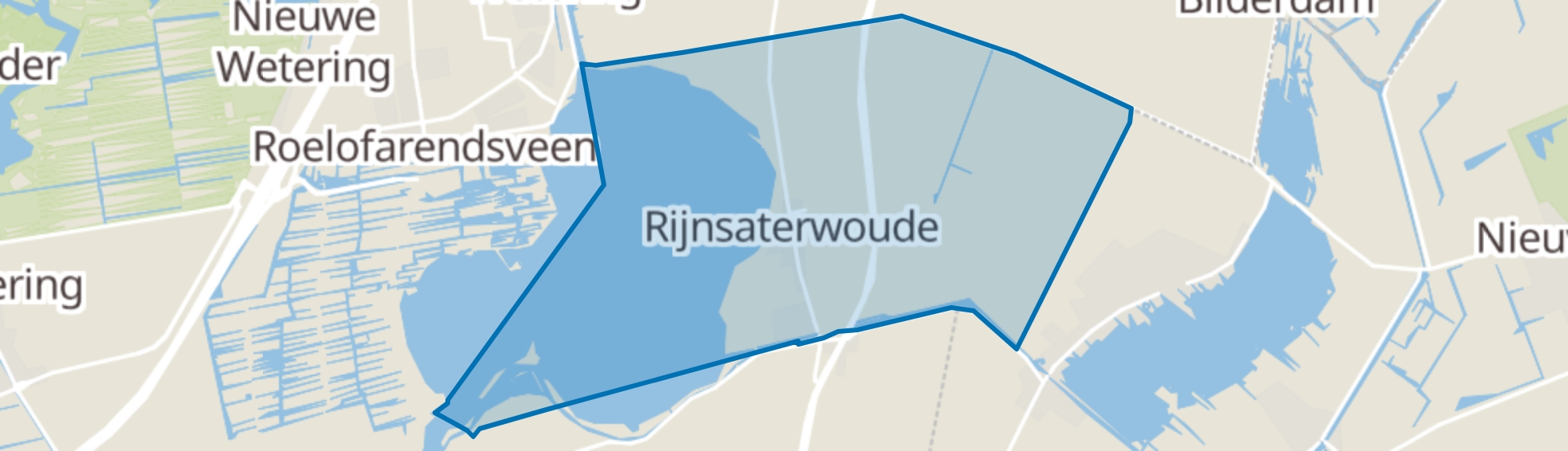 Rijnsaterwoude map