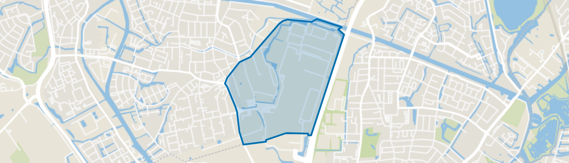 Kamphuizerpolder, Rijnsburg map