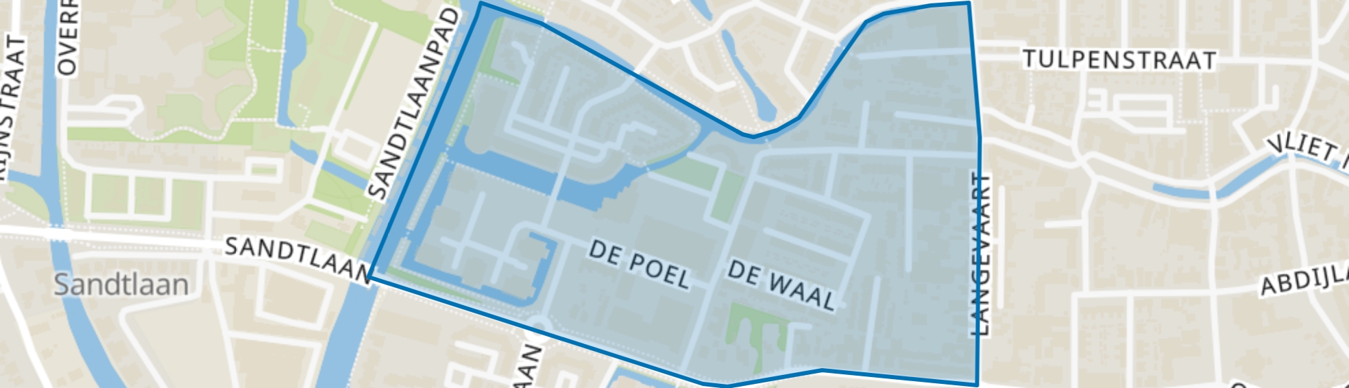 Westerhaghe, Rijnsburg map