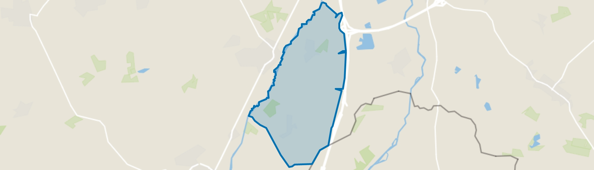 Verspreide huizen in het Oosten, Rijsbergen map