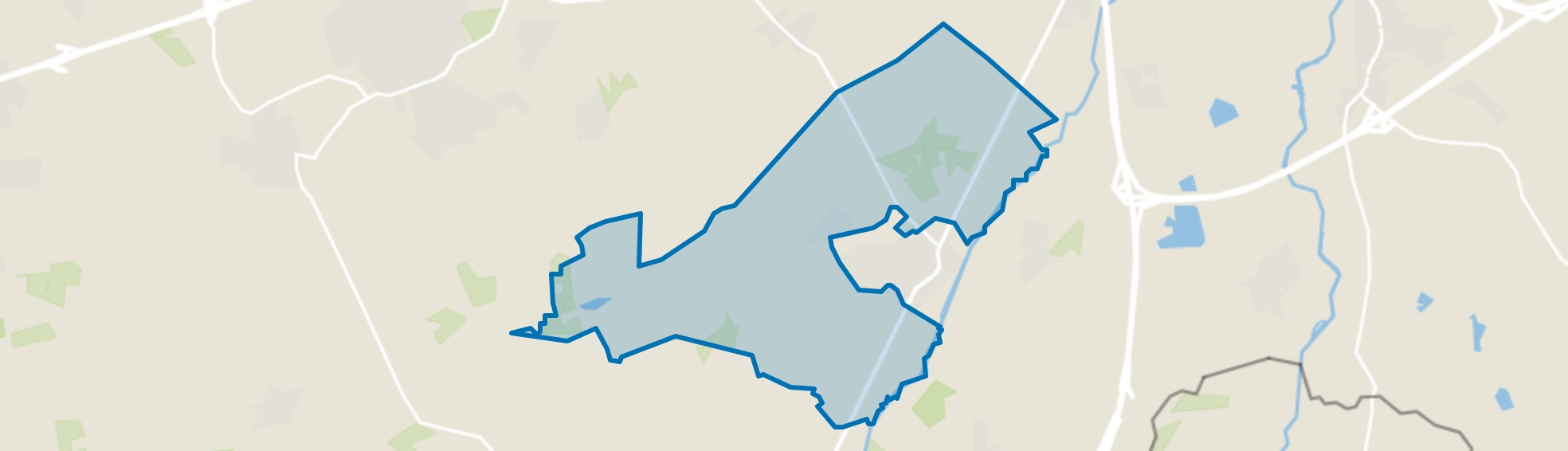 Verspreide huizen in het Westen, Rijsbergen map