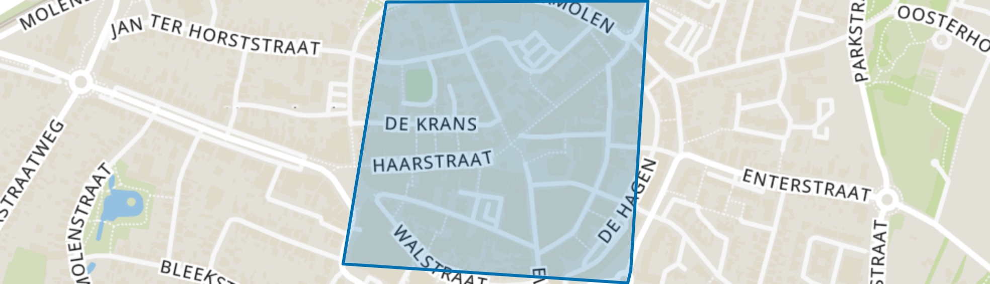Kern-Rijssen, Rijssen map