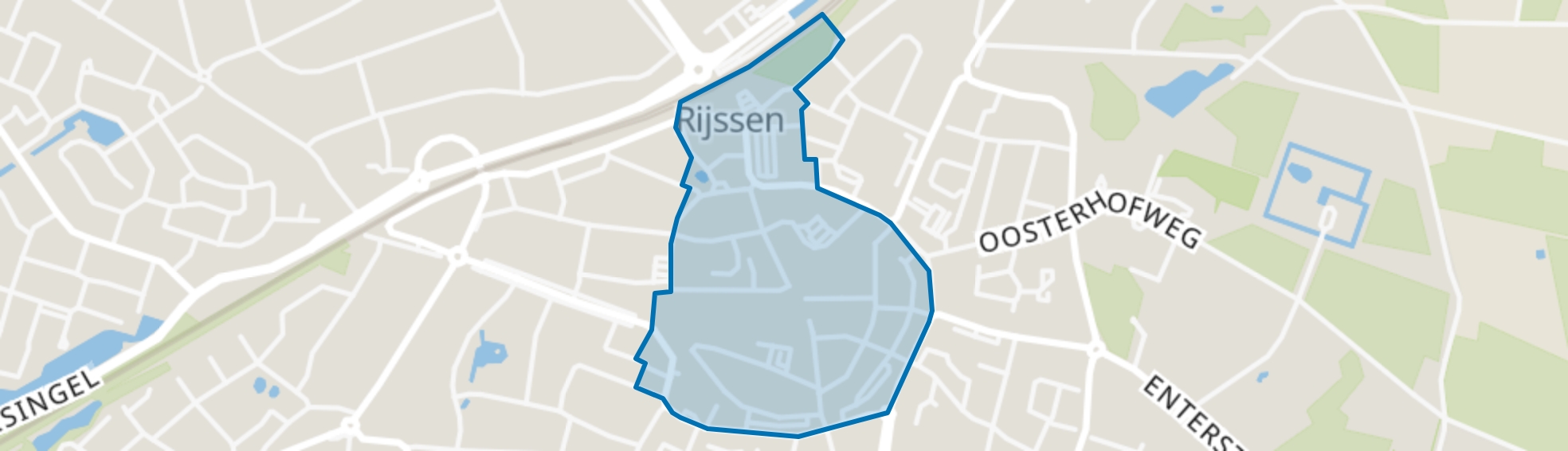 Kern-Rijssen, Rijssen map