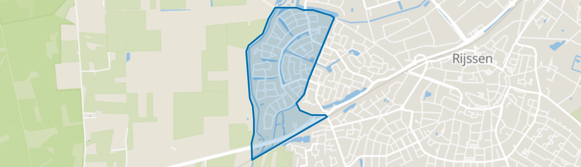 Veeneslagen West, Rijssen map