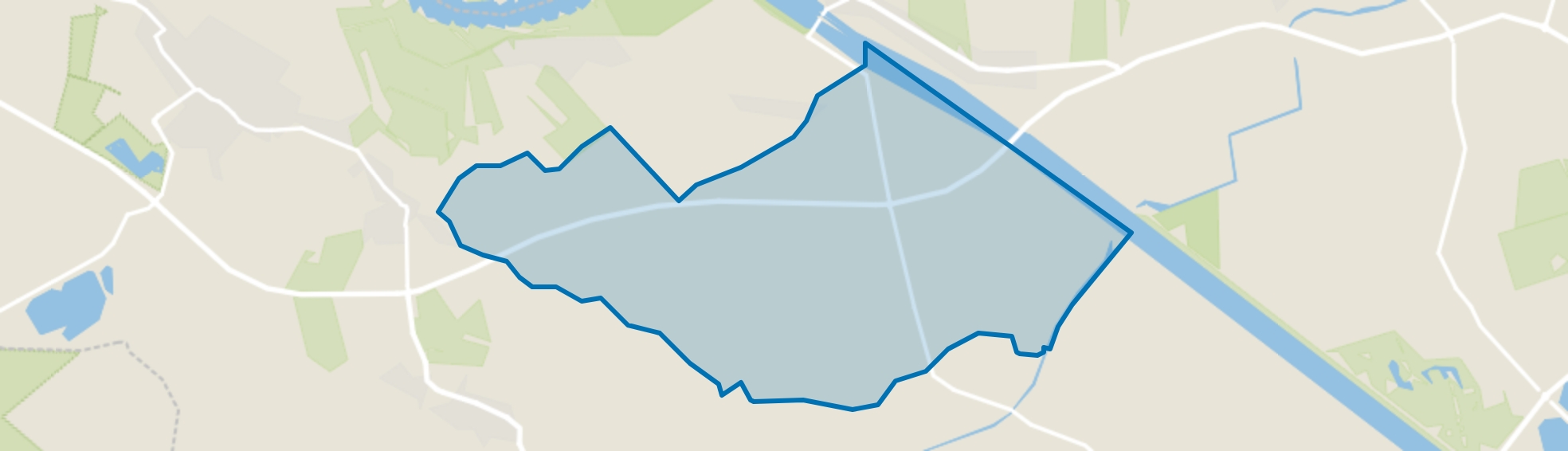 Verspreide huizen poldergebied, Rijswijk (GE) map