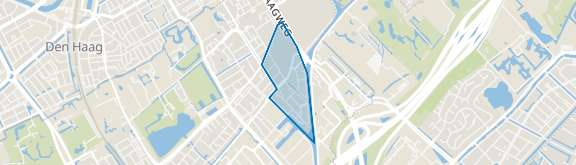Bomenbuurt, Rijswijk (ZH) map