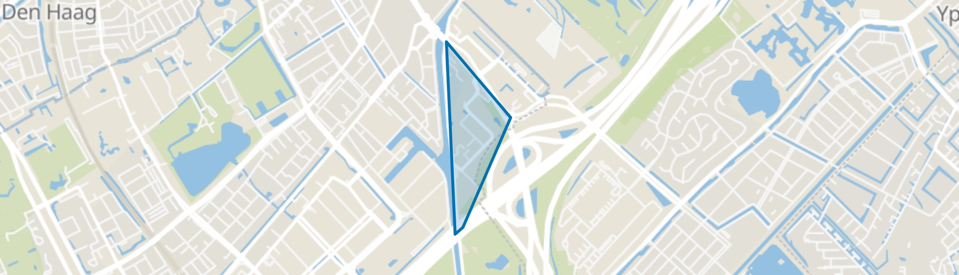 Broekpolder, Rijswijk (ZH) map