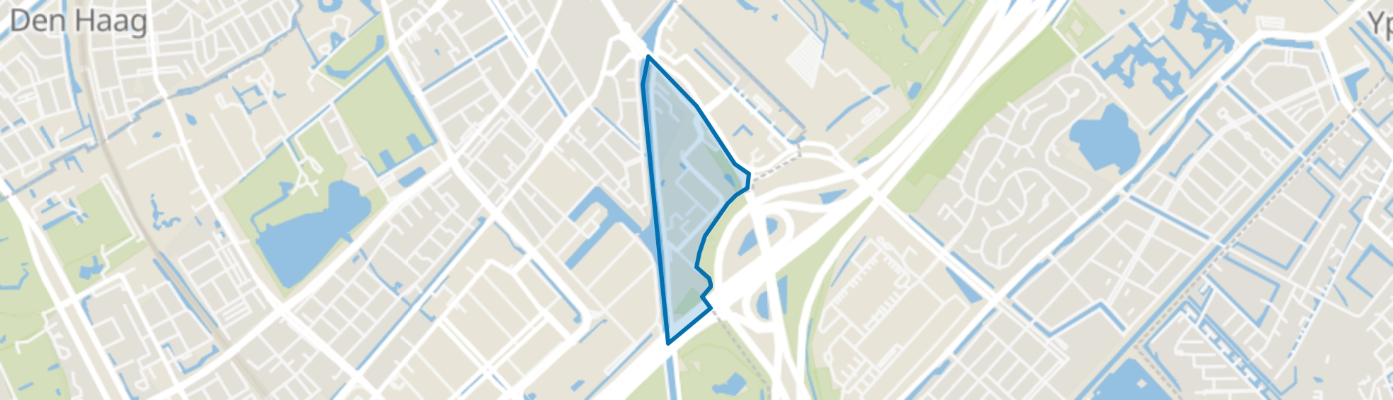 Broekpolder, Rijswijk (ZH) map