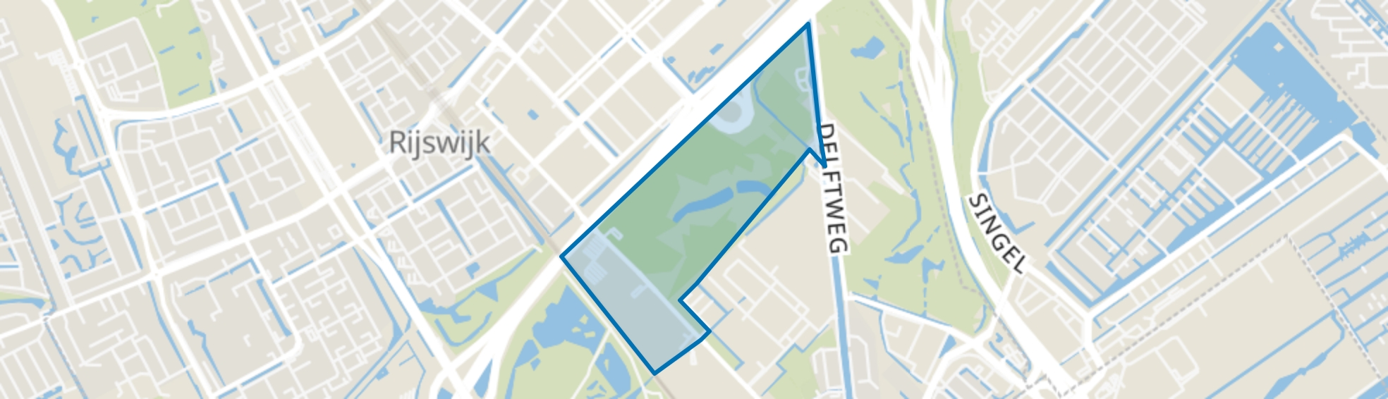 Elsenburg, Rijswijk (ZH) map