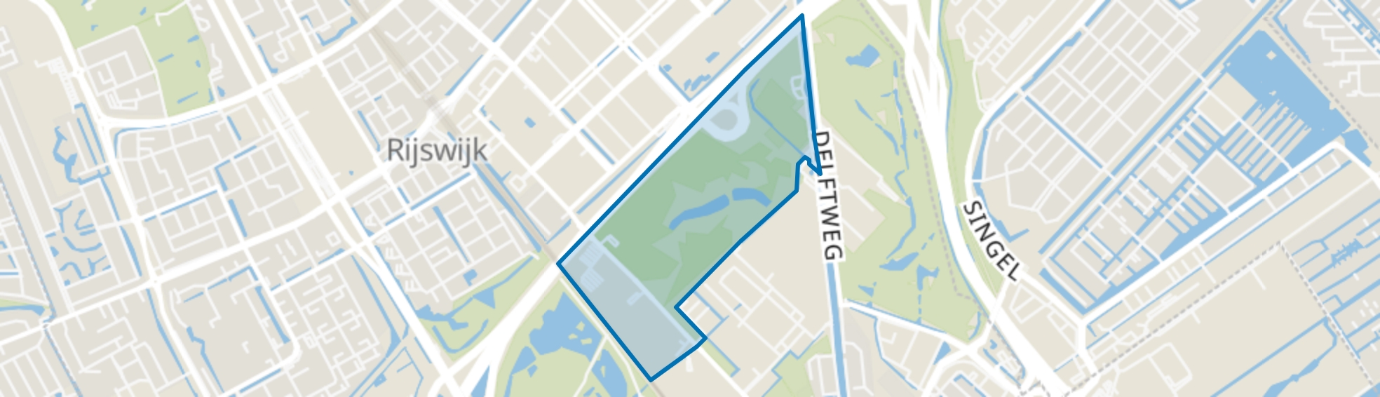 Elsenburg, Rijswijk (ZH) map