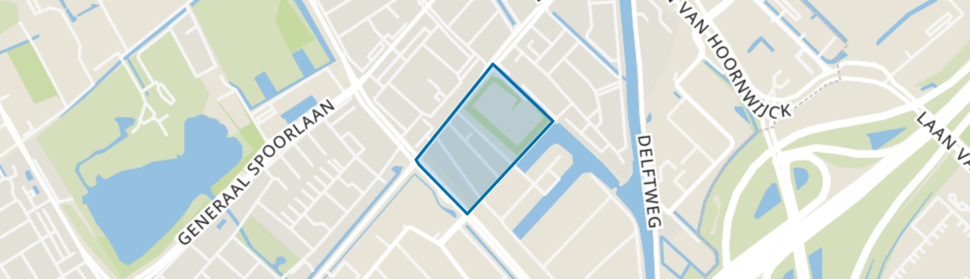 Havenkwartier, Rijswijk (ZH) map