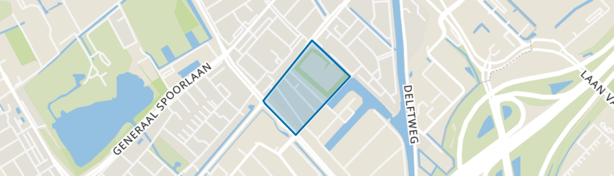 Havenkwartier, Rijswijk (ZH) map
