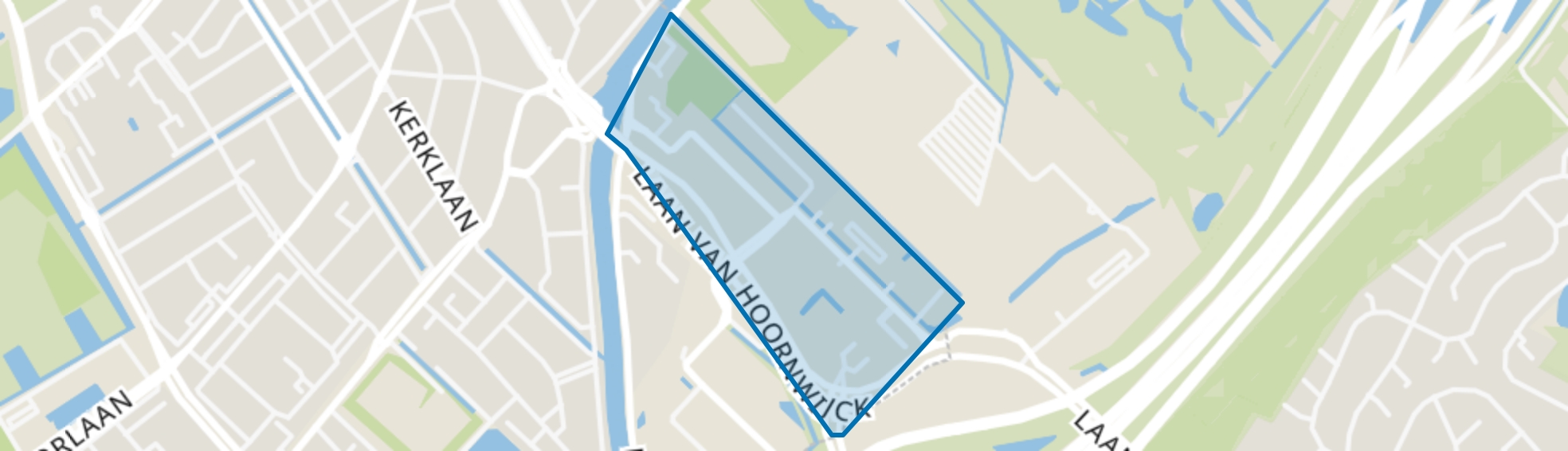 Hoornwijck, Rijswijk (ZH) map