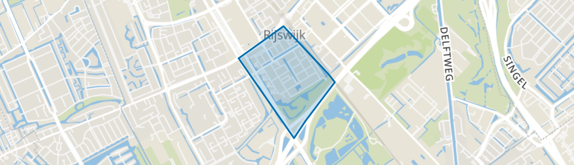 Muziekbuurt, Rijswijk (ZH) map