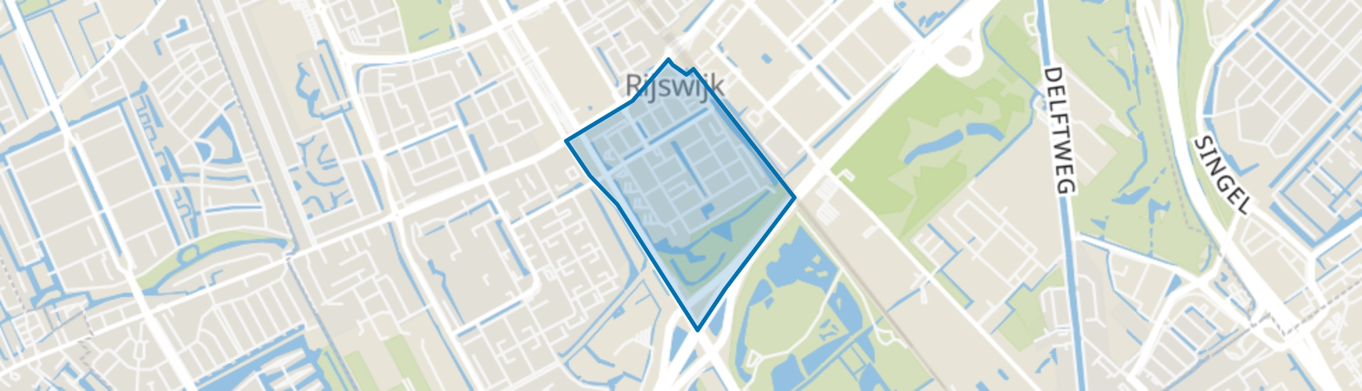 Muziekbuurt, Rijswijk (ZH) map