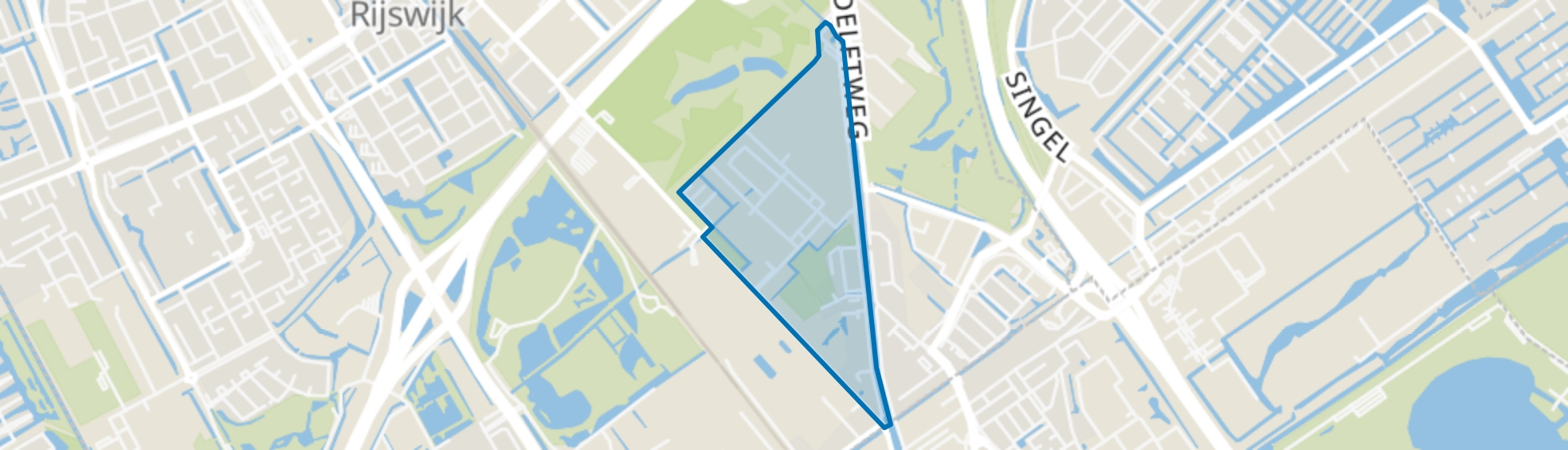 Pasgeld, Rijswijk (ZH) map