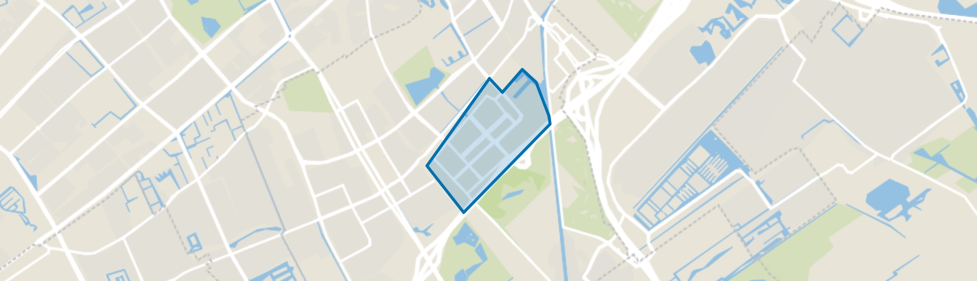 Plaspoelpolder, Rijswijk (ZH) map