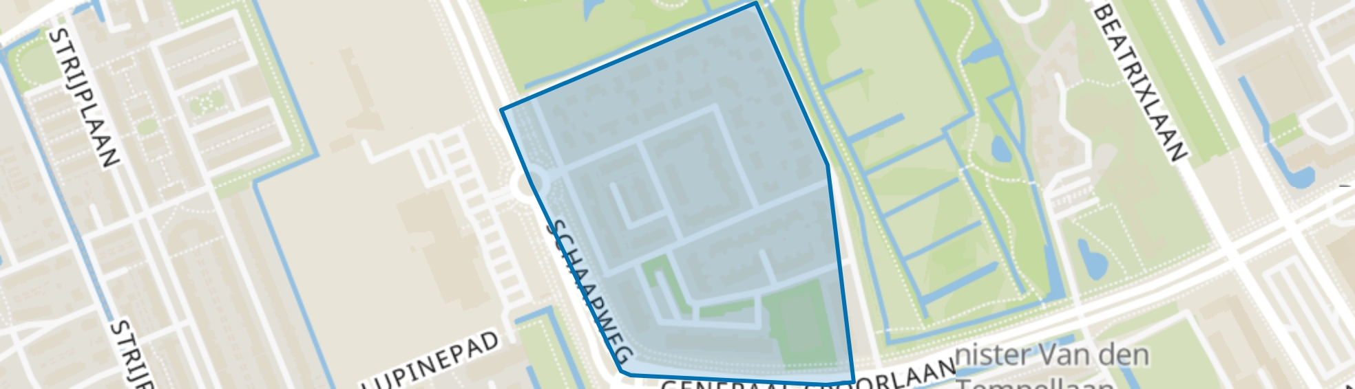 Presidentenbuurt, Rijswijk (ZH) map