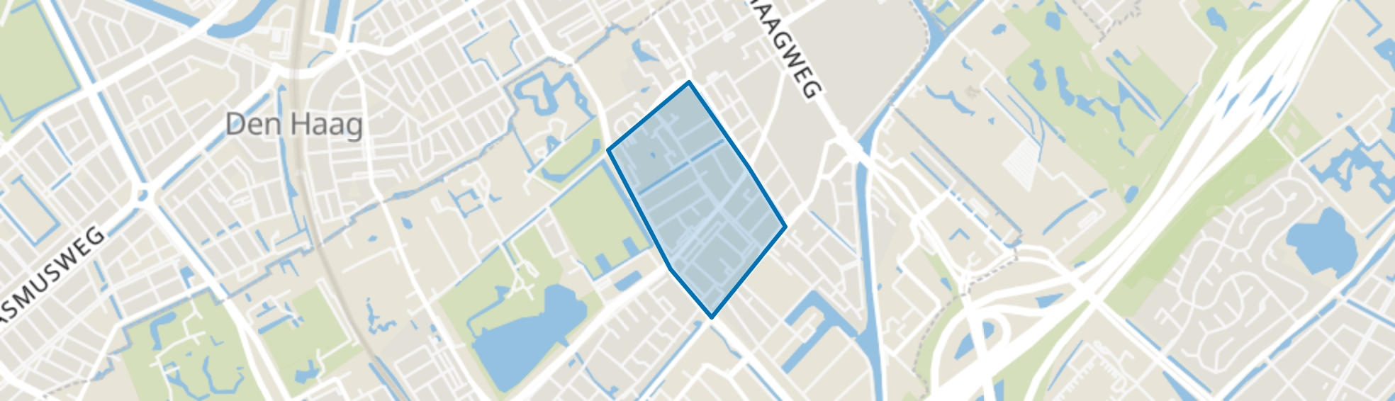 Rembrandtkwartier, Rijswijk (ZH) map