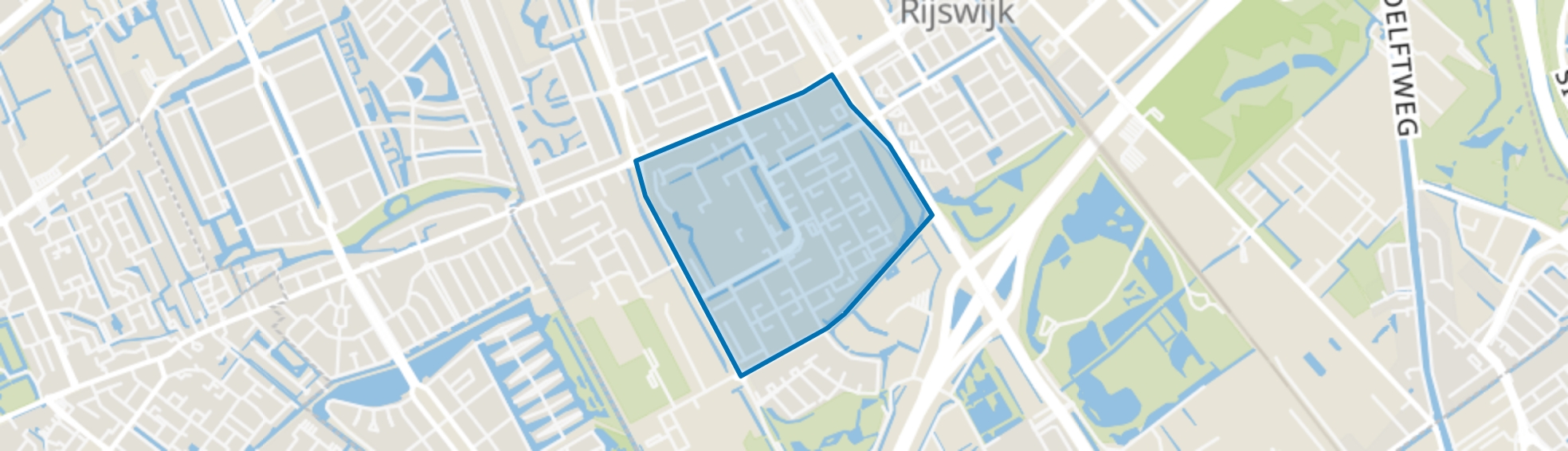 Stervoorde, Rijswijk (ZH) map