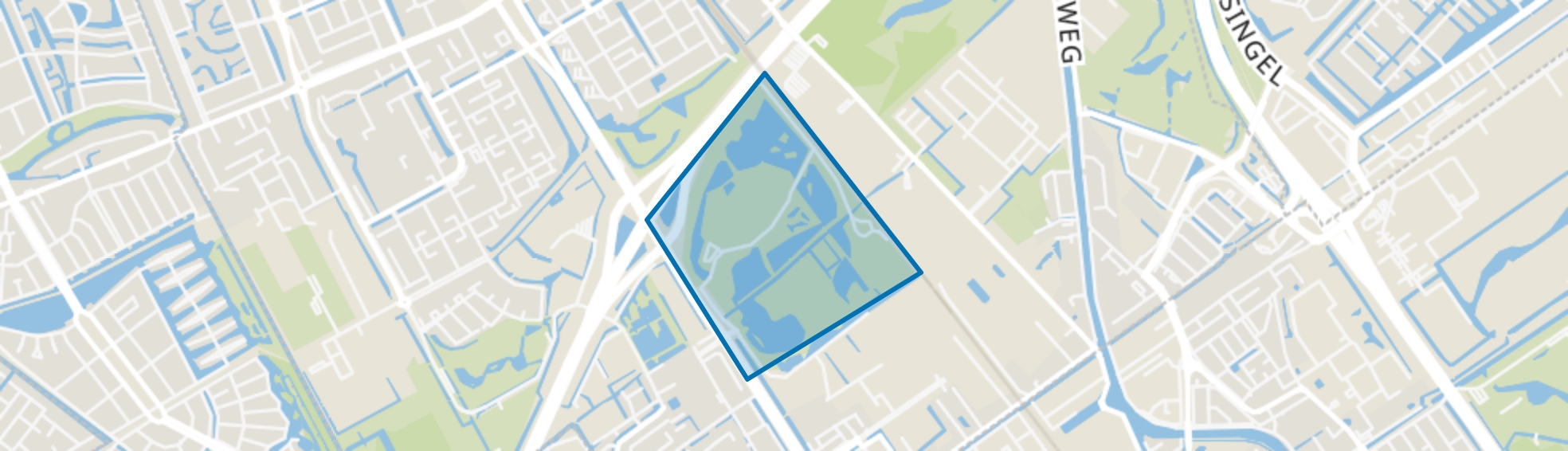 Wilhelminapark, Rijswijk (ZH) map